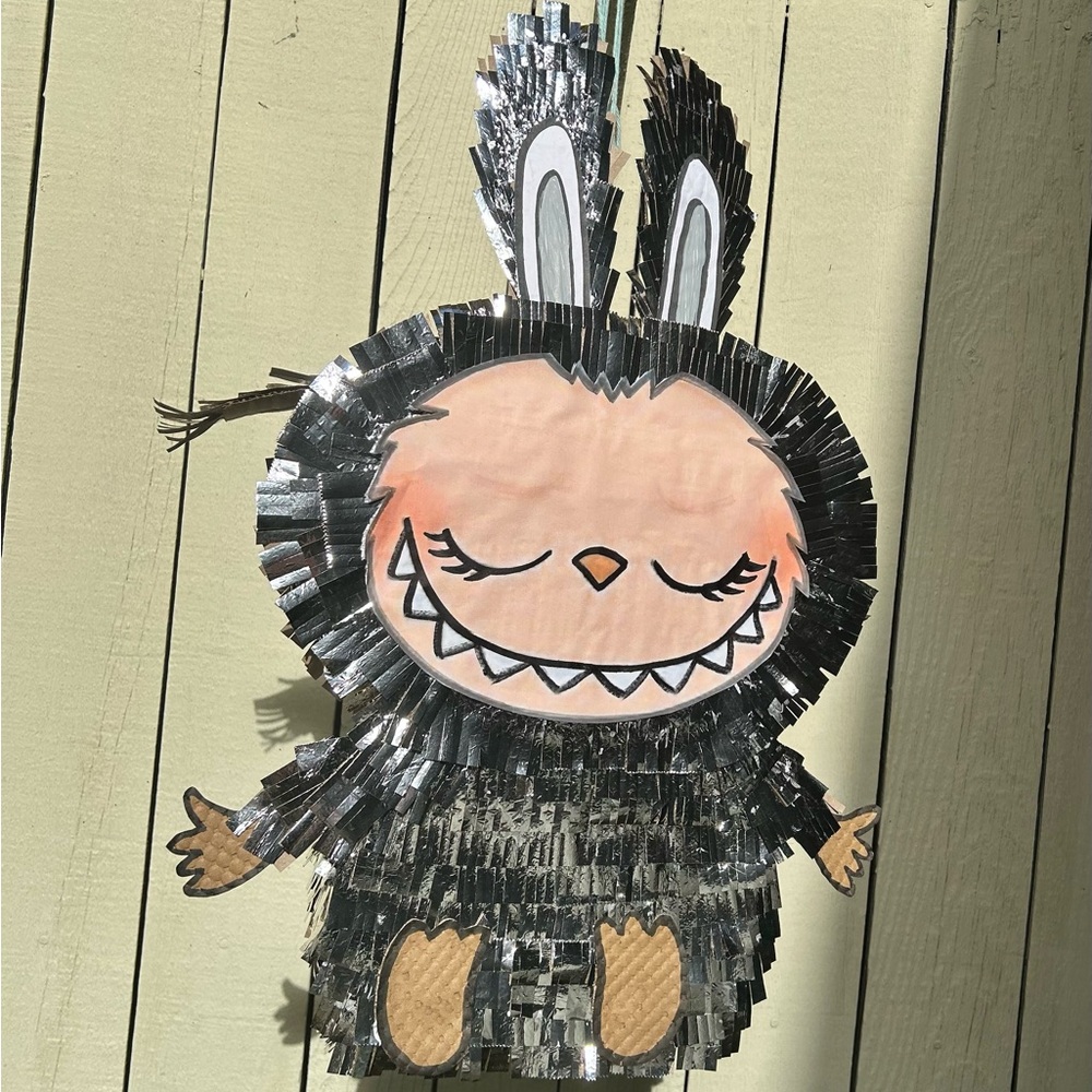Silver custom popular monster Pinata party celebration piñata birthday toy
